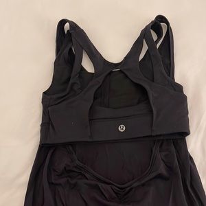 Black lululemon 2-in-1 Tank